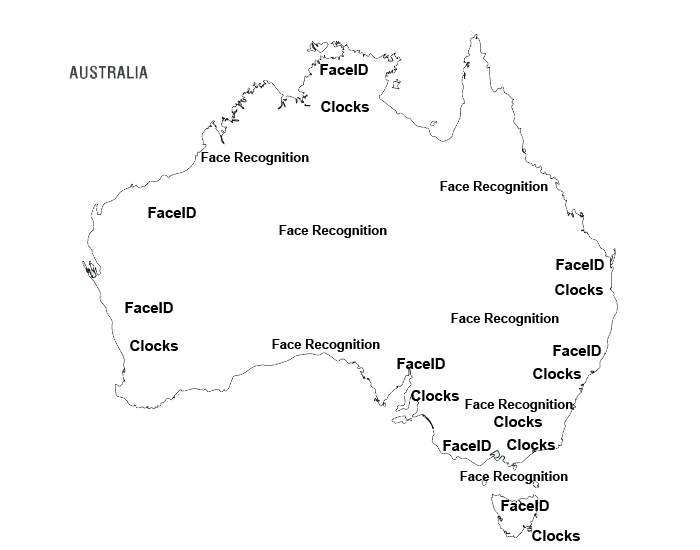 map australia